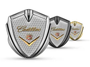 Cadillac Emblem Fender Abzeichen High-End Look Drift Stil